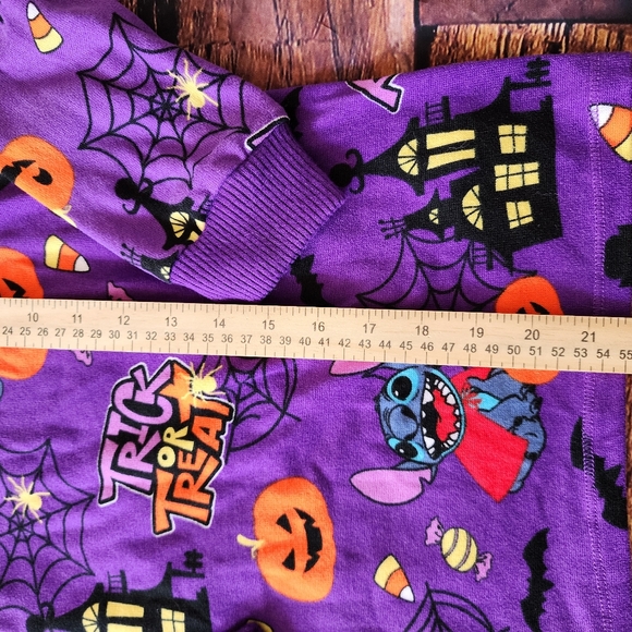 Disney Halloween Purple Sweatshirt - Picture 4 of 6